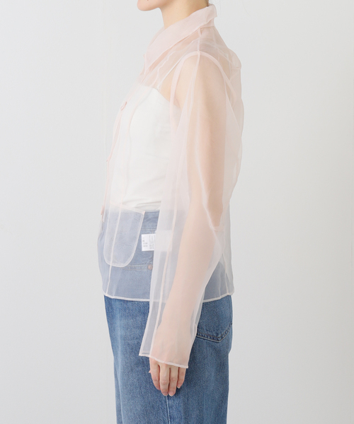 BAUM UND PFERDGARTEN シアーブラウス BAUM UND PFERDGARTEN/バウム ウンド ヘルガーデン cotton and orcanza