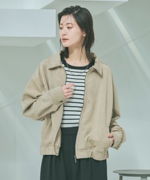 LAKOLE | 襟付きZIPブルゾン / 642711(ブルゾン)