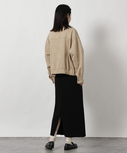 LAKOLE(ラコレ)の「襟付きZIPブルゾン / 642711(ブルゾン・レディース・ブラック/ベージュ・FREE)」の20枚目の写真