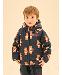 CAREBEARS（ケアベア）の「アンニョンテンダーハートベア 2-WAYパディングジャケット（ブルゾン）」