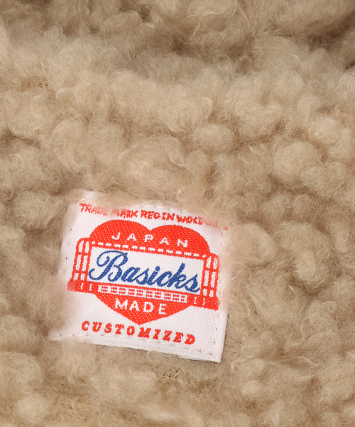 BASICKS（ベイシックス）の「BASICKS / ベイシックス RABBIT HEADWEAR（ニットキャップ/ビーニー・メンズ・ブラウン/ブラック/ベージュ・SMALL）」の7枚目の写真