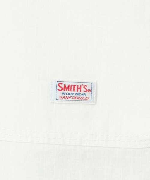coen(コーエン)の「SMITH’S(スミス)別注 ショートスリーブワークシャツ(シャツ/ブラウス・メンズ・ホワイト/その他1/コバルトブルー/オフホワイト・S/M/XL/L)」の15枚目の写真