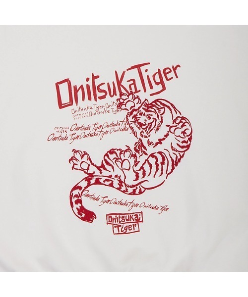 Onitsuka Tiger(オニツカタイガー)の「SWEAT TOP / スウェットトップ(スウェット・レディース・オフホワイト/ベージュ・L/M/S/XS/XL)」の4枚目の写真