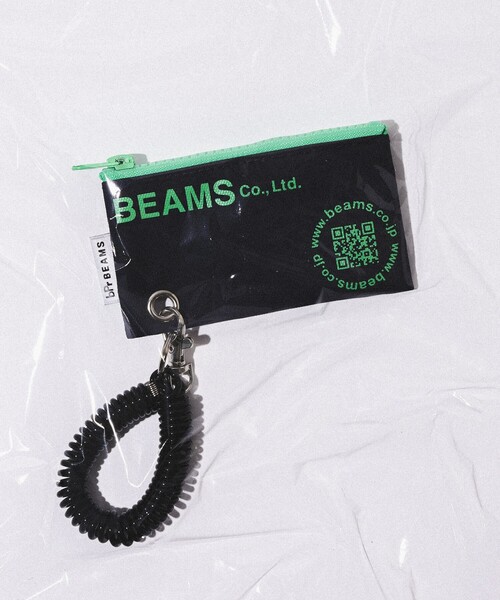 bpr BEAMS（ビーピーアール ビームス ）の「bPr BEAMS / ターポリン ロゴ ポーチ XS（ポーチ・レディース・イエロー/テラコッタ/サックスブルー/グレー/ネイビー・ONE SIZE）」の4枚目の写真