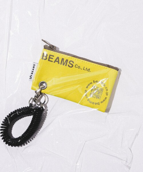 bpr BEAMS（ビーピーアール ビームス ）の「bPr BEAMS / ターポリン ロゴ ポーチ XS（ポーチ・レディース・イエロー/テラコッタ/サックスブルー/グレー/ネイビー・ONE SIZE）」の5枚目の写真