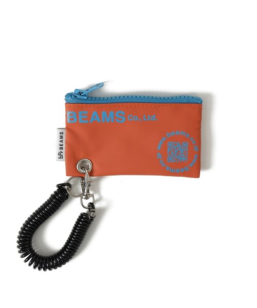 bpr BEAMS（ビーピーアール ビームス ）の「bPr BEAMS / ターポリン ロゴ ポーチ XS（ポーチ・レディース・イエロー/テラコッタ/サックスブルー/グレー/ネイビー・ONE SIZE）」の11枚目の写真