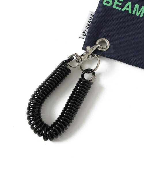 bpr BEAMS（ビーピーアール ビームス ）の「bPr BEAMS / ターポリン ロゴ ポーチ XS（ポーチ・レディース・イエロー/テラコッタ/サックスブルー/グレー/ネイビー・ONE SIZE）」の15枚目の写真