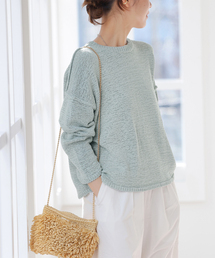 JOURNAL STANDARD relume（ジャーナルスタンダード　レリューム）の「《追加》テープヤーンルーズプルオーバー（ニット/セーター）」