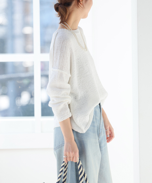 JOURNAL STANDARD relume テープヤーンルーズプルオーバー 追加》テープヤーンルーズプルオーバー（ニット/セーター）｜JOURNAL