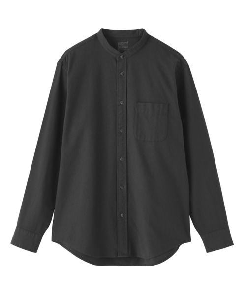 無印良品（ムジルシリョウヒン）の「紳士　洗いざらしオックススタンドカラー長袖シャツ（シャツ/ブラウス・メンズ・ブルー系/ダークグレー/ダークネイビー/ホワイト・M/S/XL/L）」の14枚目の写真