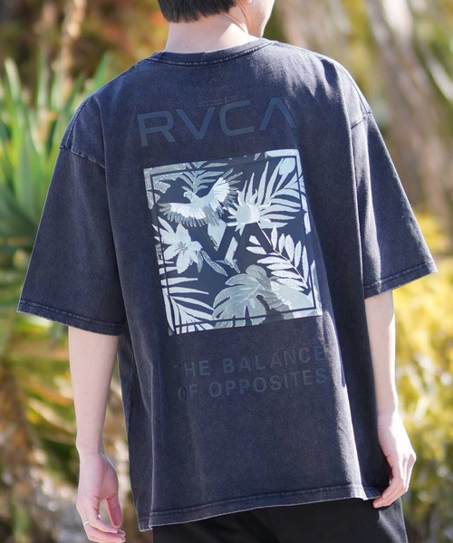 RVCA(ルーカ)の「RVCA/ルーカ 半袖 Tシャツ BG041201(Tシャツ/カットソー・メンズ・ブラック/ホワイト/カーキオリーブ・M/S/L)」の1枚目の写真