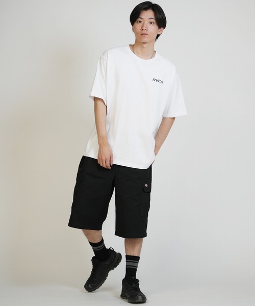 RVCA(ルーカ)の「RVCA/ルーカ 半袖 Tシャツ BG041201(Tシャツ/カットソー・メンズ・ブラック/ホワイト/カーキオリーブ・M/S/L)」の8枚目の写真