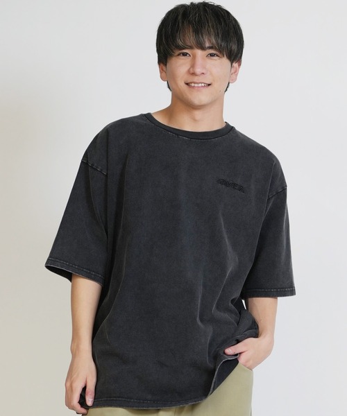 RVCA(ルーカ)の「RVCA/ルーカ 半袖 Tシャツ BG041201(Tシャツ/カットソー・メンズ・ブラック/ホワイト/カーキオリーブ・M/S/L)」の12枚目の写真