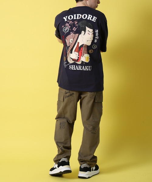 CORPUS SELECT(コーパストーキョー)の「【YOIDORE/酔いどれ】東洲斎写楽コラボ 半袖 Tシャツ(Tシャツ/カットソー・メンズ・ホワイト/ネイビー/ブラック・XL/L/M)」の13枚目の写真