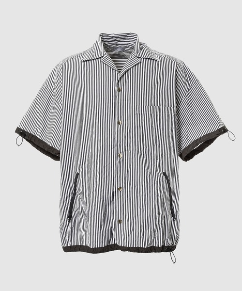 kolor BEACON(カラービーコン)の「26SBM-B04138(シャツ/ブラウス・メンズ・ネイビー系/ネイビー/サックスブルー/ブラック・2/1)」の1枚目の写真