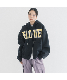 FLOWER ZIP UP HOOD(10COLOR)