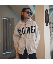 FLOWER ZIP UP HOOD(10COLOR)
