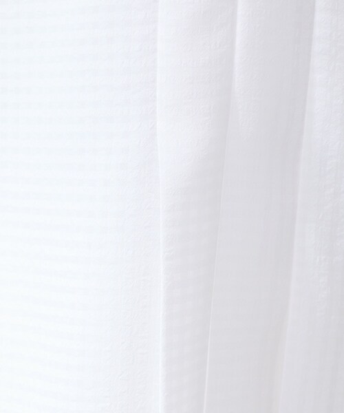 INDIVI（インディヴィ）の「【洗える／大人シアー】タックプリーツ7分袖ブラウス（シャツ/ブラウス・レディース・ホワイト/ブラック・38/15 /13/05/34）」の12枚目の写真