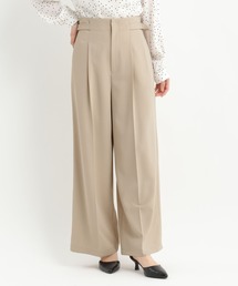Andemiu | サイドベルトストレートパンツ640816(スラックス)