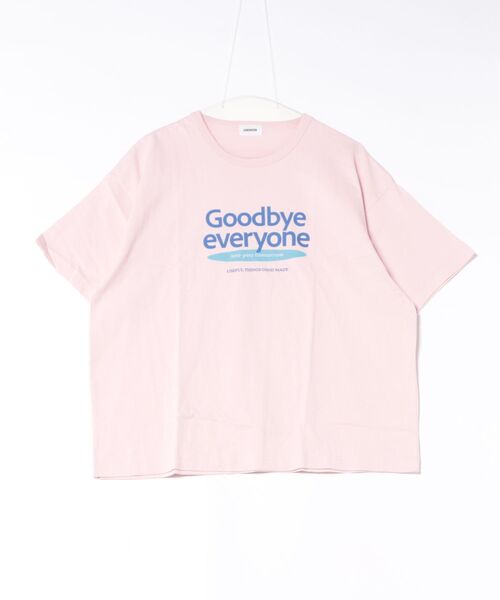 GENERATOR(ジェネレーター)の「ジェネレーター Goodbye Tシャツ(Tシャツ/カットソー・レディース・ピンク/ホワイト/ブラック・F)」の3枚目の写真
