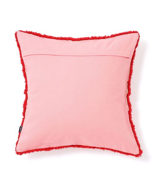 Francfranc(フランフラン)の「タフトアート クッションカバー 450×450 レッド×ピンク(D-028)(クッション/クッションカバー・レディース・レッド・FREE)」の2枚目の写真