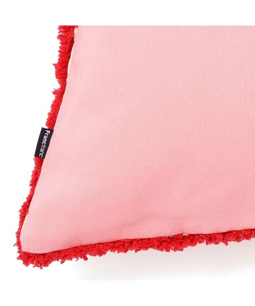 Francfranc(フランフラン)の「タフトアート クッションカバー 450×450 レッド×ピンク(D-028)(クッション/クッションカバー・レディース・レッド・FREE)」の5枚目の写真