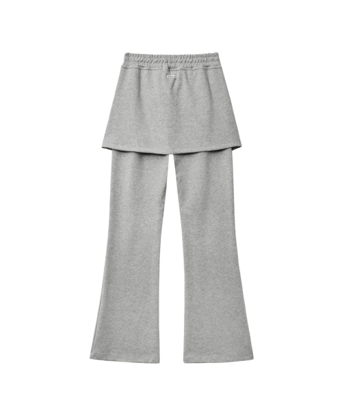 RENSE（レンセ）の「Pintuck Skirt Pants Melange Gray（スウェットパンツ・レディース・その他・OS）」の4枚目の写真