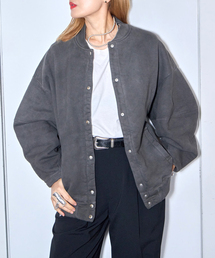 SEEALL（シーオール）の「SEEALL 別注 ERGONOMIC SNAP CARDIGAN [BLACK]：スウェット（スウェット）」