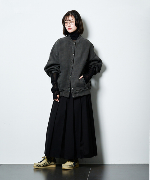SEEALL（シーオール）の「SEEALL 別注 ERGONOMIC SNAP CARDIGAN [BLACK]：スウェット（スウェット・レディース・ブラック・FREE）」の16枚目の写真