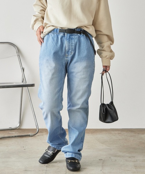 Gramicci（グラミチ）の「Gramicci STRETCH DENIM NN-PANT CROPPED / GMP5-SJP05（デニムパンツ・メンズ・ライトブルー/ダークブルー・S/M/L/XL）」の19枚目の写真