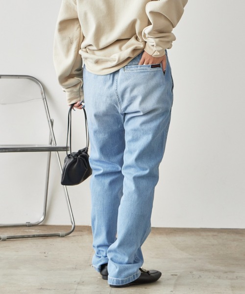 Gramicci（グラミチ）の「Gramicci STRETCH DENIM NN-PANT CROPPED / GMP5-SJP05（デニムパンツ・メンズ・ライトブルー/ダークブルー・S/M/L/XL）」の16枚目の写真