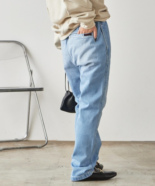 Gramicci（グラミチ）の「Gramicci STRETCH DENIM NN-PANT CROPPED / GMP5-SJP05（デニムパンツ・メンズ・ライトブルー/ダークブルー・S/M/L/XL）」の17枚目の写真