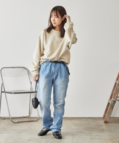 Gramicci（グラミチ）の「Gramicci STRETCH DENIM NN-PANT CROPPED / GMP5-SJP05（デニムパンツ・メンズ・ライトブルー/ダークブルー・S/M/L/XL）」の12枚目の写真