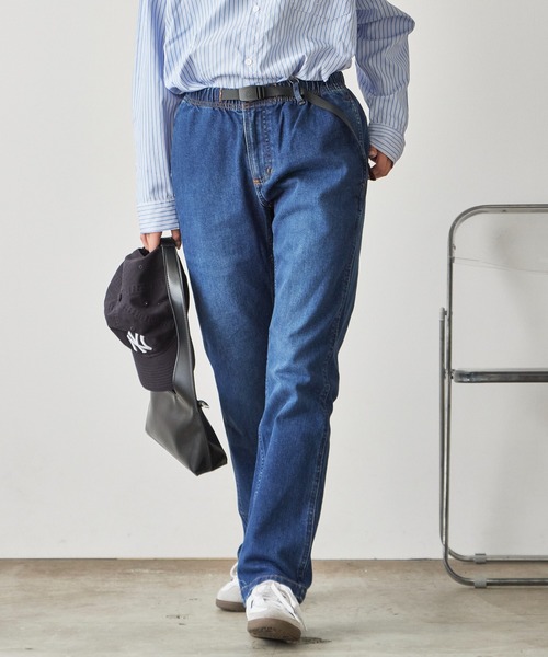 Gramicci（グラミチ）の「Gramicci STRETCH DENIM NN-PANT CROPPED / GMP5-SJP05（デニムパンツ・メンズ・ライトブルー/ダークブルー・S/M/L/XL）」の5枚目の写真