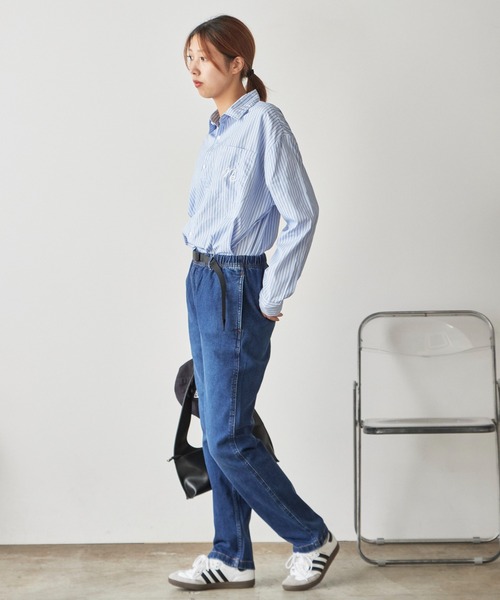 Gramicci（グラミチ）の「Gramicci STRETCH DENIM NN-PANT CROPPED / GMP5-SJP05（デニムパンツ・メンズ・ライトブルー/ダークブルー・S/M/L/XL）」の8枚目の写真