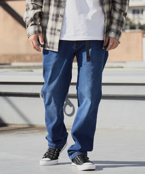 Gramicci（グラミチ）の「Gramicci STRETCH DENIM NN-PANT CROPPED / GMP5-SJP05（デニムパンツ・メンズ・ライトブルー/ダークブルー・S/M/L/XL）」の9枚目の写真
