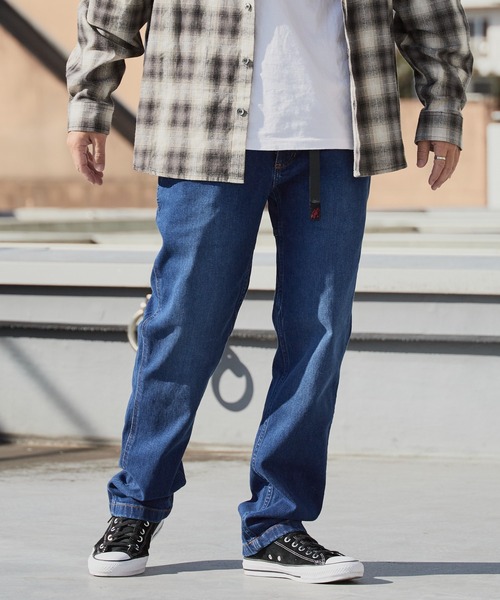 Gramicci（グラミチ）の「Gramicci STRETCH DENIM NN-PANT CROPPED / GMP5-SJP05（デニムパンツ・メンズ・ライトブルー/ダークブルー・S/M/L/XL）」の10枚目の写真