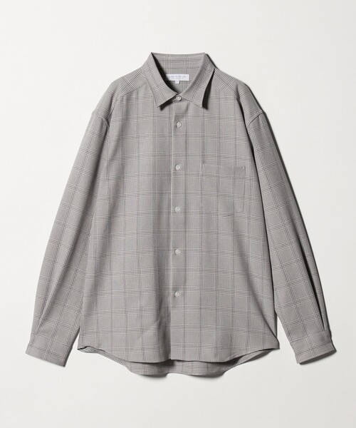A DAY IN THE LIFE UNITED ARROWS(アデイインザライフユナイテッドアローズ)の「グレンチェック レギュラーカラーシャツ<A DAY IN THE LIFE>(シャツ/ブラウス・メンズ・ライトグレー/オリーブ・L/M)」の19枚目の写真
