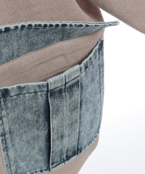 axes femme（アクシーズファム）の「デニムポケットカーディガン（カーディガン/ボレロ・レディース・グレー/ベージュ/ホワイト・FREE）」の17枚目の写真