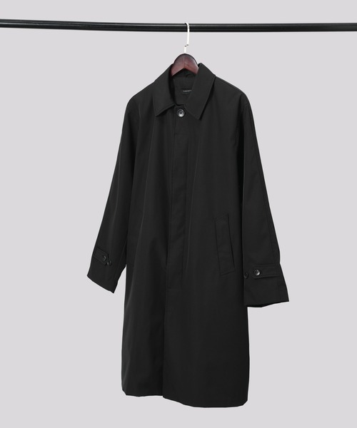 Cloudstyle(クラウドスタイル)の「【Cloudstyle】シンプル 無地 ロングステンカラーコート(ステンカラーコート・メンズ・ブラック・SMALL/MEDIUM/LARGE/X-LARGE)」の13枚目の写真