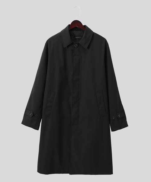 Cloudstyle(クラウドスタイル)の「【Cloudstyle】シンプル 無地 ロングステンカラーコート(ステンカラーコート・メンズ・ブラック・SMALL/MEDIUM/LARGE/X-LARGE)」の14枚目の写真