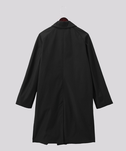 Cloudstyle(クラウドスタイル)の「【Cloudstyle】シンプル 無地 ロングステンカラーコート(ステンカラーコート・メンズ・ブラック・SMALL/MEDIUM/LARGE/X-LARGE)」の3枚目の写真