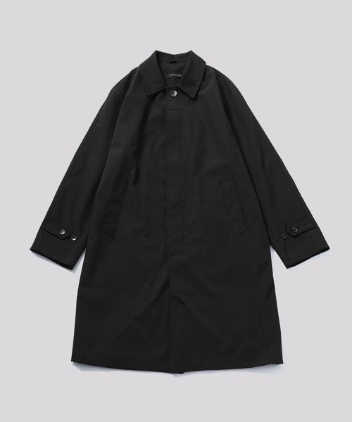 Cloudstyle(クラウドスタイル)の「【Cloudstyle】シンプル 無地 ロングステンカラーコート(ステンカラーコート・メンズ・ブラック・SMALL/MEDIUM/LARGE/X-LARGE)」の4枚目の写真