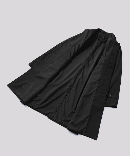 Cloudstyle(クラウドスタイル)の「【Cloudstyle】シンプル 無地 ロングステンカラーコート(ステンカラーコート・メンズ・ブラック・SMALL/MEDIUM/LARGE/X-LARGE)」の6枚目の写真