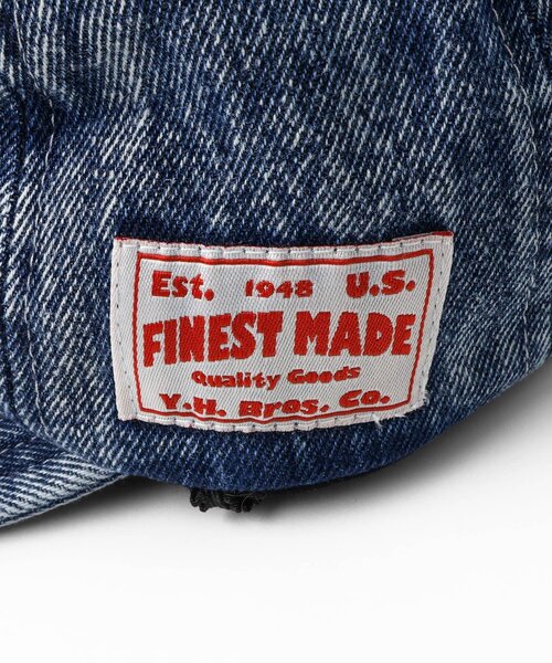 BREEZE(ブリーズ)の「【UVカット】アメカジ風デニムベビーキャップ(キャップ・キッズ・ブラック/ブルー・46/48)」の12枚目の写真