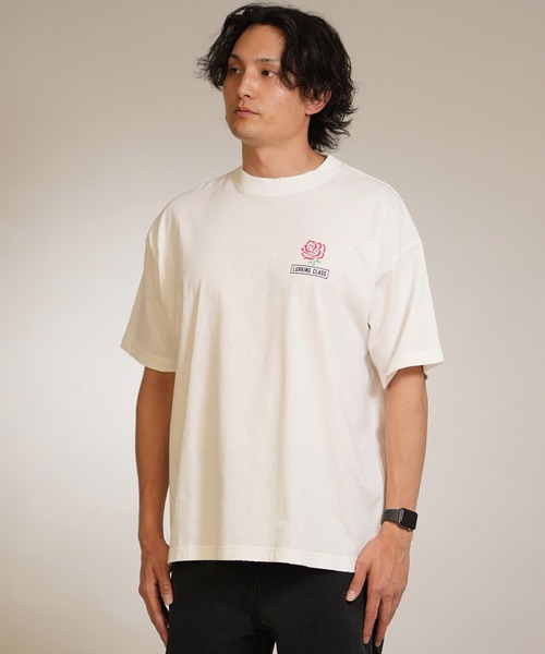 LURKING CLASS（ラーキングクラス）の「【ムラサキスポーツ限定】LURKING CLASS/ラーキングクラス 半袖 Tシャツ バックプリント ST26STM08（Tシャツ/カットソー・メンズ・ブラック/ホワイト・XL/L/M）」の3枚目の写真