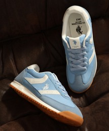 【U.S. POLO ASSN./ユーエスポロアッスン】ワンポイント バイカラー Tトゥスニーカー WOMEN