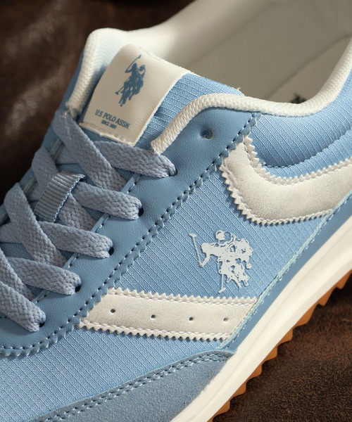 U.S. POLO ASSN.(ユーエスポロアッスン)の「【U.S. POLO ASSN./ユーエスポロアッスン】ワンポイント バイカラー Tトゥスニーカー WOMEN(スニーカー・レディース・イエロー/ブラック/ホワイト/ブルー・24.5cm/23cm/23.5cm/24cm/22.5cm)」の15枚目の写真