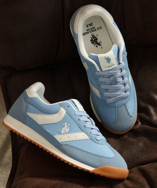 U.S. POLO ASSN.(ユーエスポロアッスン)の「【U.S. POLO ASSN./ユーエスポロアッスン】ワンポイント バイカラー Tトゥスニーカー WOMEN(スニーカー・レディース・イエロー/ブラック/ホワイト/ブルー・24.5cm/23cm/23.5cm/24cm/22.5cm)」の18枚目の写真