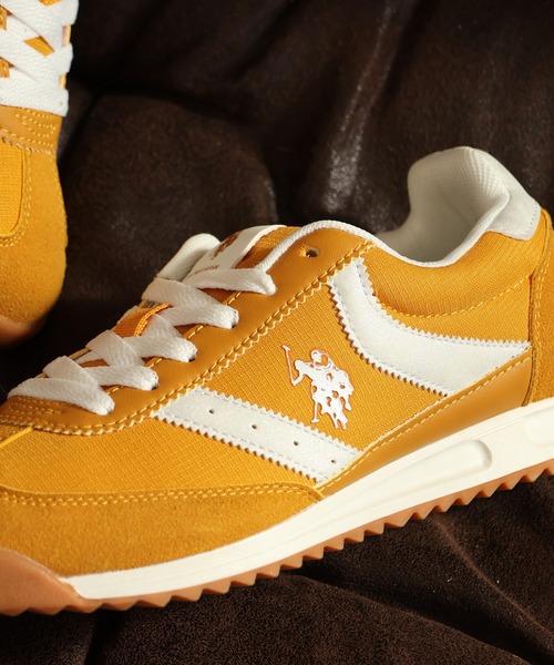 U.S. POLO ASSN.(ユーエスポロアッスン)の「【U.S. POLO ASSN./ユーエスポロアッスン】ワンポイント バイカラー Tトゥスニーカー WOMEN(スニーカー・レディース・イエロー/ブラック/ホワイト/ブルー・24.5cm/23cm/23.5cm/24cm/22.5cm)」の20枚目の写真